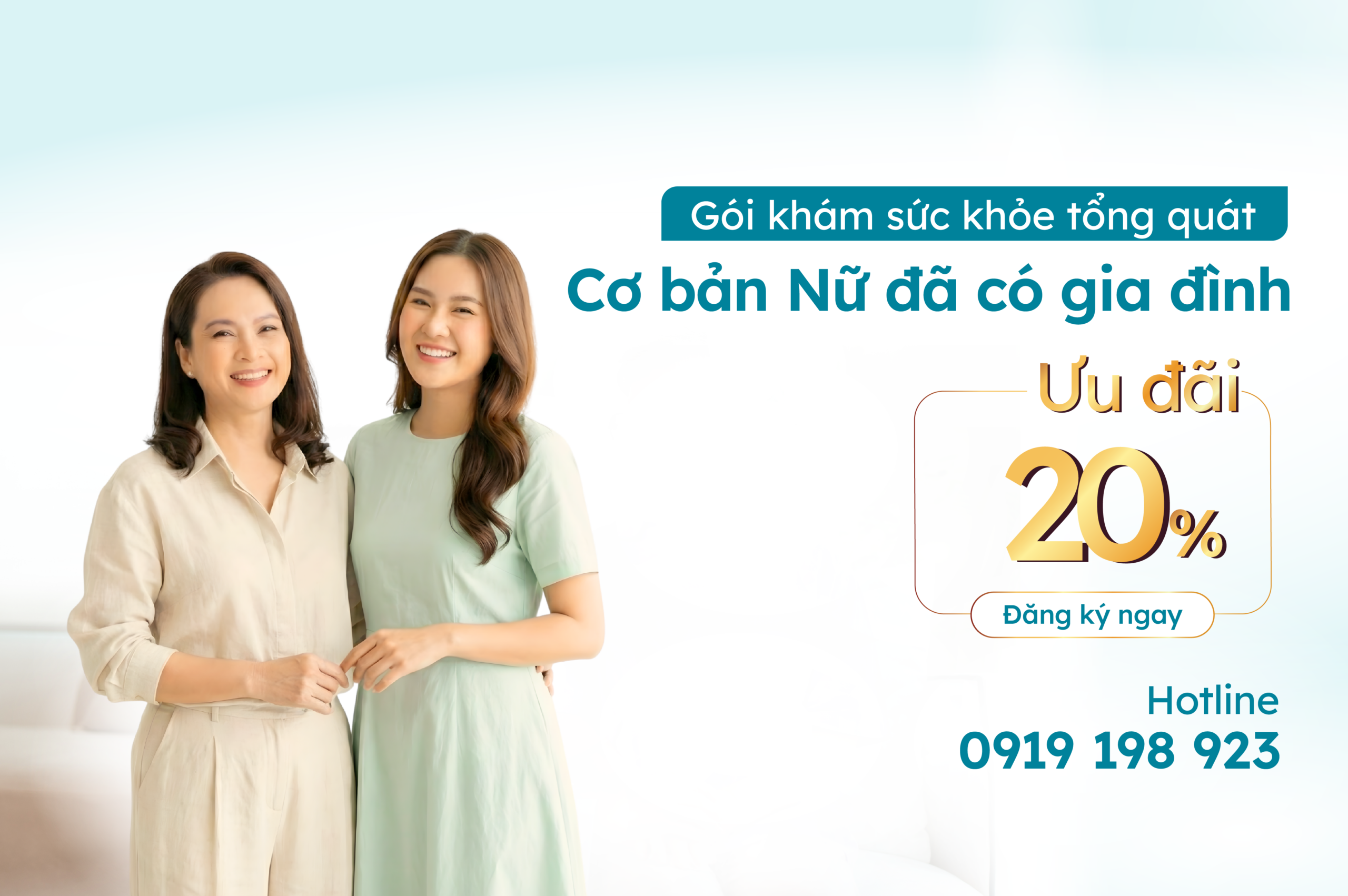 Gói khám tổng quát cơ bản nữ đã có gia đình