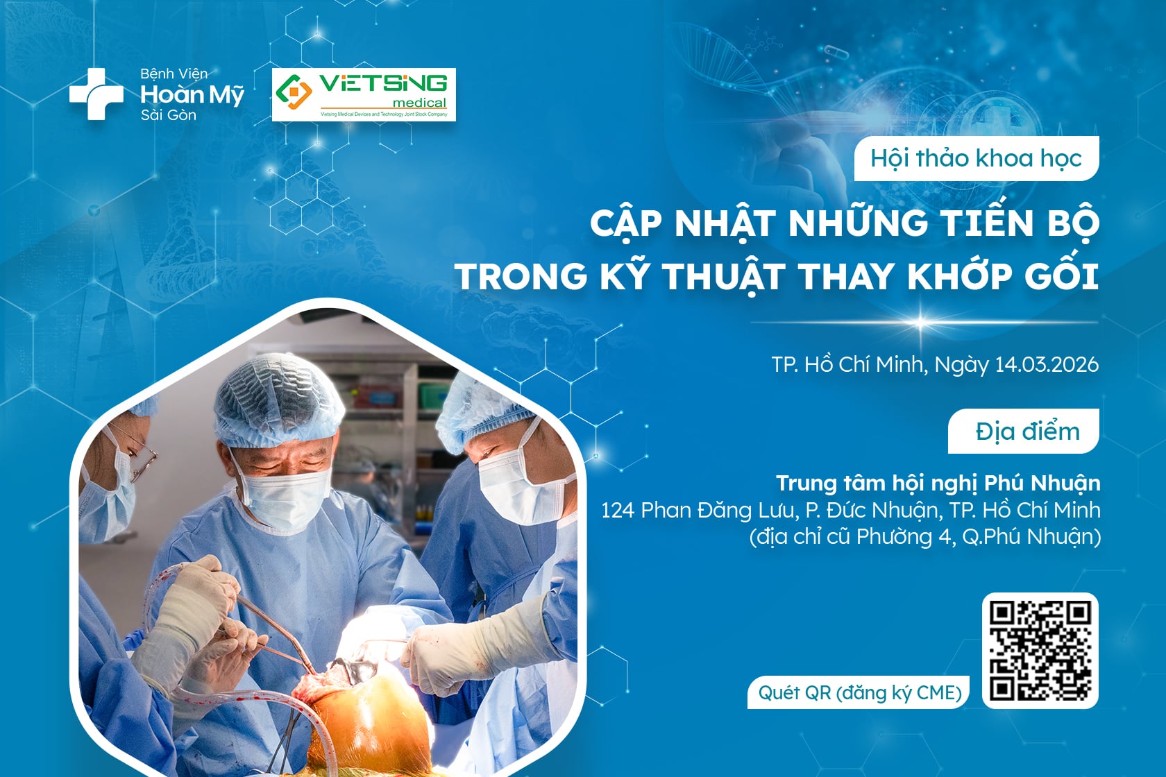 Hội thảo khoa học – Cập nhật những tiến bộ trong kỹ thuật thay khớp gối